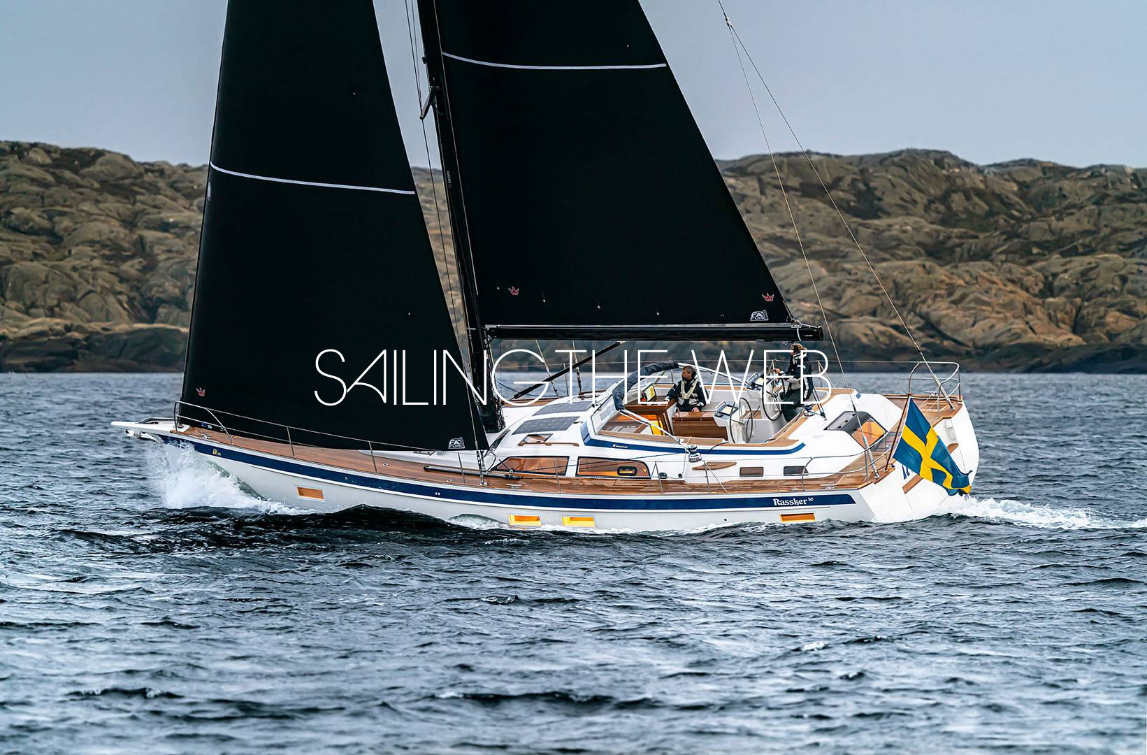 Hallberg rassy 50 sailing Hallberg rassy 50 sailing